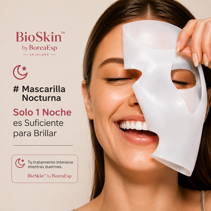 BioSkin™ – Mascarilla Facial de Bio-Colágeno