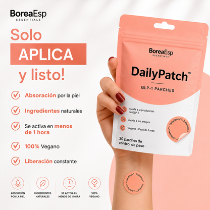 DailyPatch™ GLP-1 – Parches de Uso Diario
