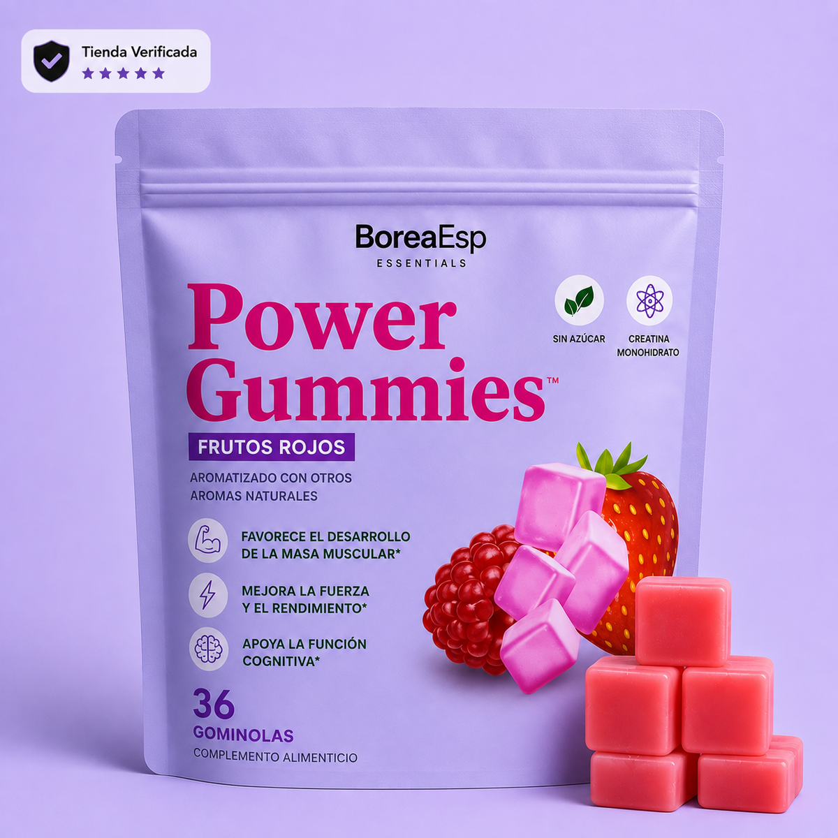 PowerGummies™ – Gominolas de Creatina