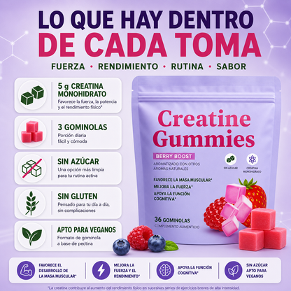 PowerGummies™ – Gominolas de Creatina