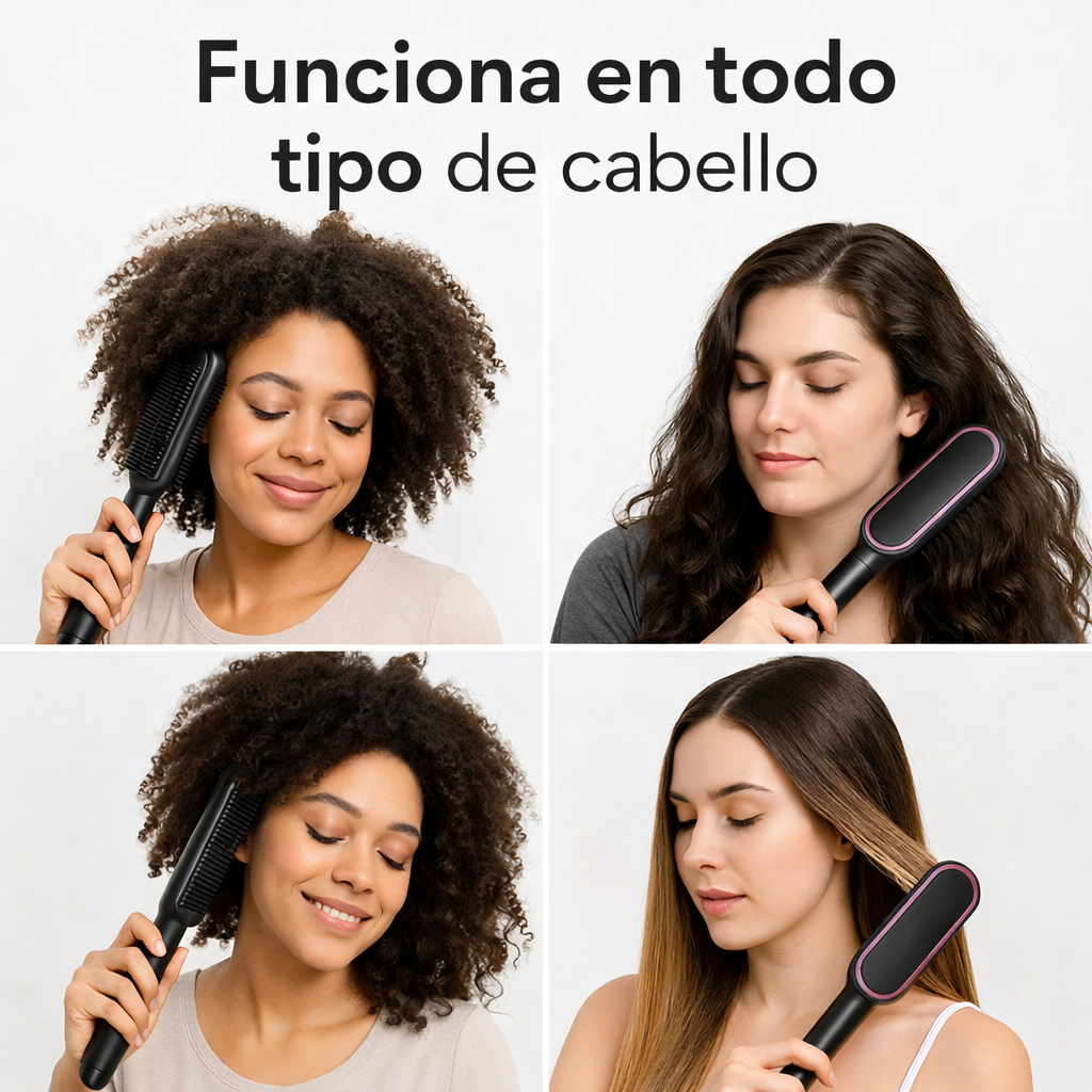 Borea LissAura Pro - Cepillo Alisador Instantáneo