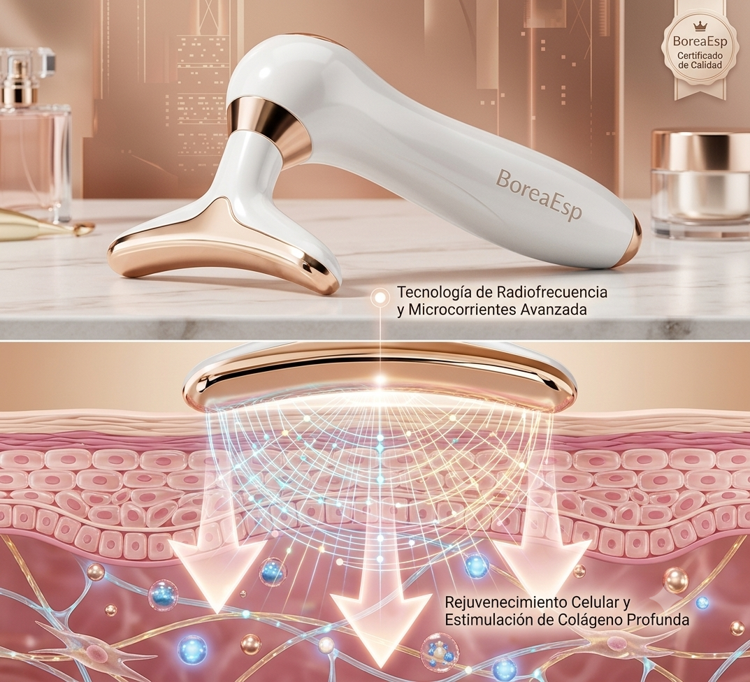 Borea AuraFace Pro - Masajeador Facial para una Piel Más Firme