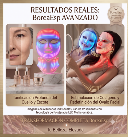 Borea - Máscara facial LED Pro