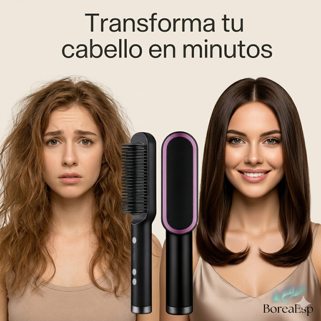 Borea LissAura Pro - Cepillo Alisador Instantáneo