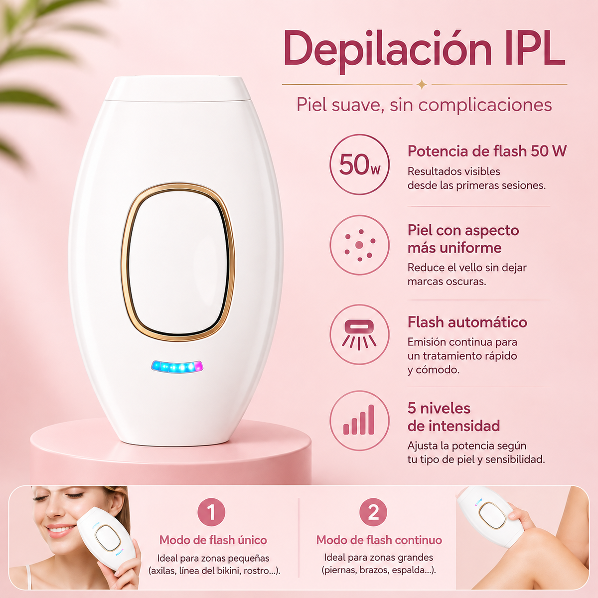 LumiSilk™ Depiladora IPL